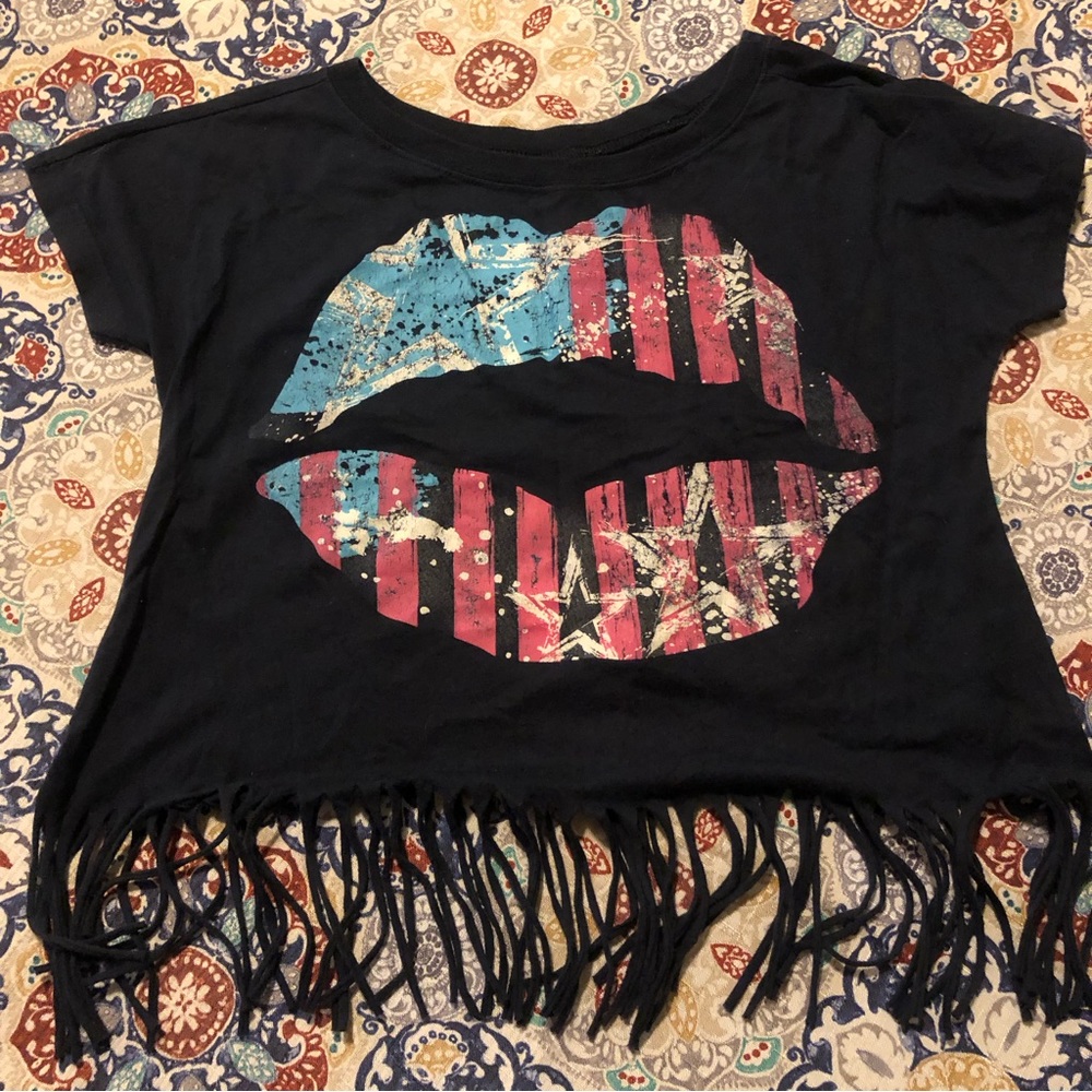 T-shirt American flag print size Xs/s